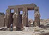 Ramesseum. Templo de Ramses II en la orilla occidental del Nilo. Luxor.