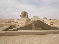 Templo de Amenhotep II frente a la Gran Esfinge de Giza