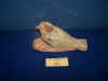 Horus en forma de Halcn. Madera. Baja poca. 10x18 cm.