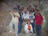 Viaje a Egipto ASADE SS 2004. En el interior de la Pirmide de Meidum.