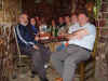 Viaje a Egipto ASADE SS 2004. Cenando en el Restaurante Felfellah de El Cairo, cerca del Museo Egipcio.