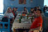 Viaje a Egipto ASADE SS 2004. La otra parte del grupo comiendo en el Restaurante Sennefer.