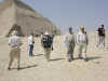 Viaje a Egipto ASADE SS 2004. Bajando al Templo del Valle de la Pirmide Encorvada de Esnefru en Dashur.