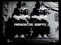 Ramss el Magnfico, Faran de Egipto