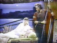Moisés con la esposa de Ramsés II. En un momento anterior fue su gran amor