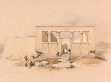 David Roberts Templo Debod (1838)