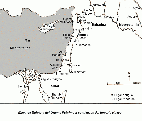 Egipto y Oriente Prximo a comienzos del Imperio Nuevo