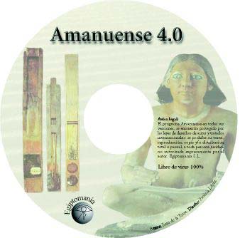 Amanuense 4.0: CD-ROM del programa para la edicin, traduccin y aprendizaje de la escritura jeroglfica egipcia.