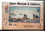 Entrada al Museo de Luxor y Estatuas halladas en la "Cachette". Luxor Oriental.