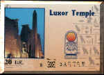 Entrada al Templo de Luxor. Luxor Oriental.